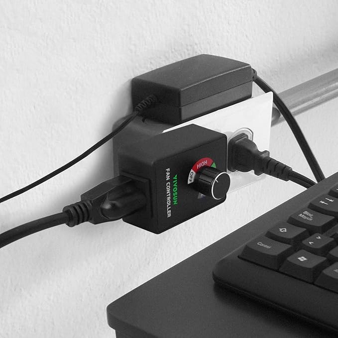 VIVOSUN Variable Speed Controller Cordless Vent Blower Speed Adjuster for Inline Duct Exhaust Fan - Image 6