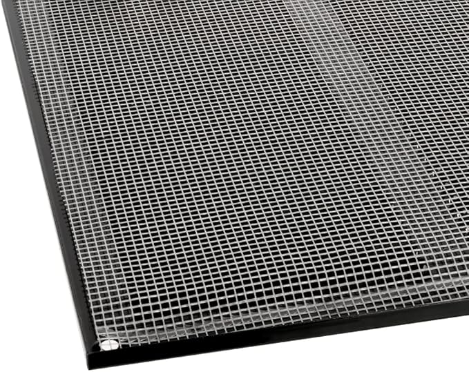 10x10 inch (Duct Opening) Vent Cover - Black Ventilation Covers for Wall and Ceiling - Metal Return Grille - HVAC AC Air Vents Register for Indoor and Outdoor Use with Mesh - Image 4