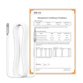Elitech Temperature and Humidity Probe for RCW-360Pro, -40 to 176°F, 0~100% RH, 16.4ft Cable Auto-Detection Digital Sensor with Calibration Certificate for Medical Pharma Validation, HTD3X-THE-R-5M by Elitech