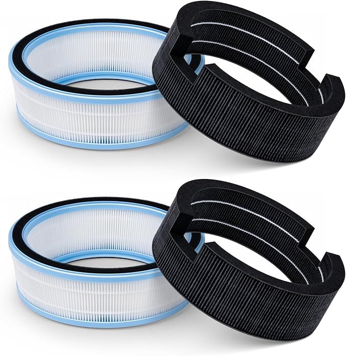 Leemone Replacement HEPA Filters & Wick Filters Compatible with LEVOIT Sprout Evaporative Humidifier for Bedroom Baby, Dual Filters for Air & Water by Leemone