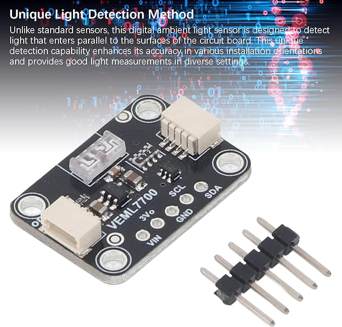VEML7700 Light Measurement Sensor Module Digital Ambient Light Detection for Lighting Systems and Environmental Monitoring - Image 2
