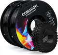 Comgrow TPU Filament, 1.75mm, 95A Soft TPU Flexible 3D Printer Filament Black 2 * 1kg (2.2lbs), Dimensional Accuracy +/- 0.02 mm, Fit Most FDM Printer by Comgrow
