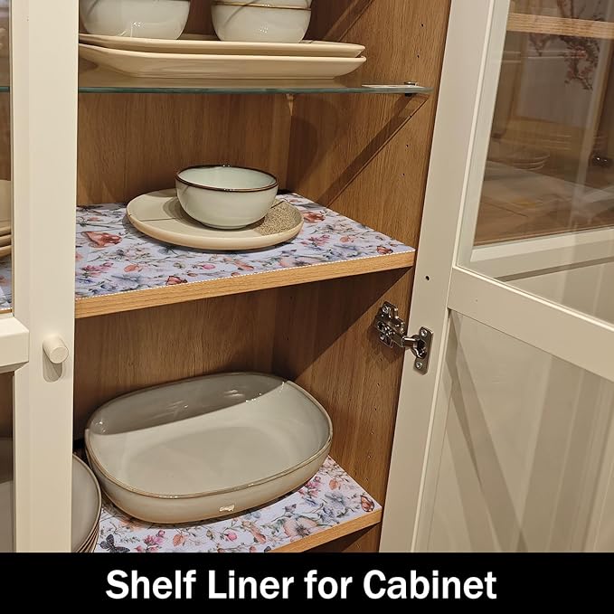 Mushroom Shelf Liners Non Adhesive and Strong Non-Slip Shelf and Drawer Liners for Kitchen Cabinet Wire Fridge, Waterproof Shelf Drawer Liner,Easy to Clean,12IN x 10FT - Image 7