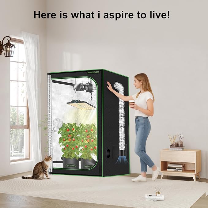 MELONFARM 6" Air Carbon Filter Smelliness Control with Australia Virgin Charcoal, Odor Removal Carbon Filter for Grow Tent, Inline Fan, Hydroponics, Pre-Filter Included, Insulated Flange 6" x 11.8" - Image 9