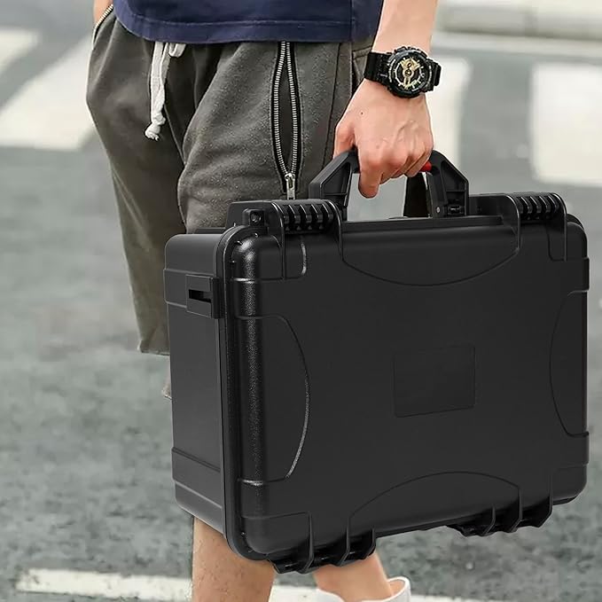 Graded Card Case Storage Box, Trading Card Storage Box, Waterproof Card Slab Carrying Case Compatible with 100+ PSA, CSG, BGS, SGC Graded Sports Trading Cards with 6 EVA Foam - Image 7