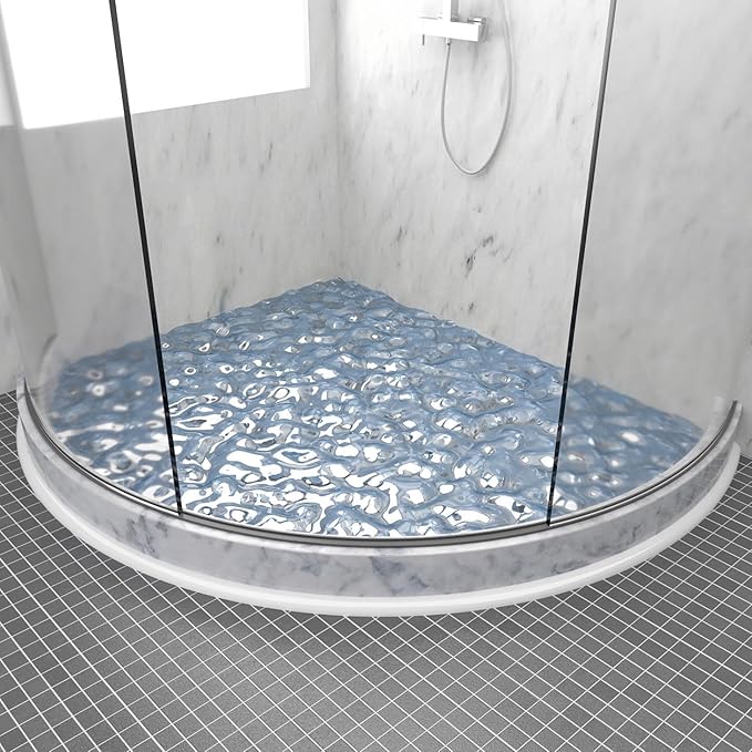 Duzzy 78 Inch Flexible Quarter Round Molding, Silicone Rubber Peel and Stick Shower Water Barrier Suitable for the Shower Corner or Kitchen Countertop Sink and Cooktop - Image 4