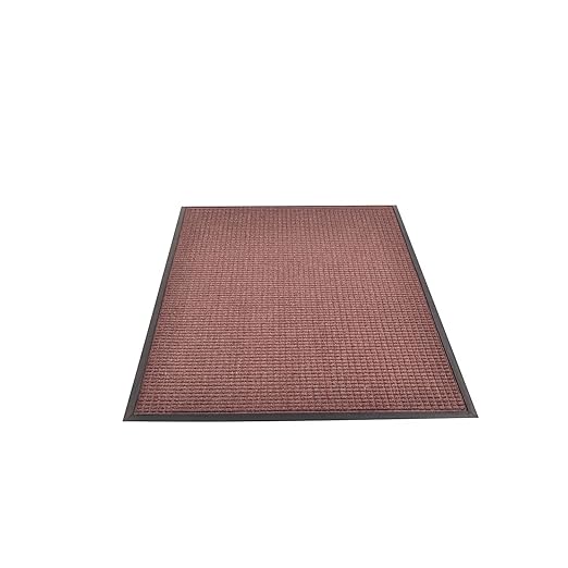 NoTrax 166 Guzzler™ Rubber-Backed Entrance Mat, for Home or Office 4' X 6' Burgundy - Image 6