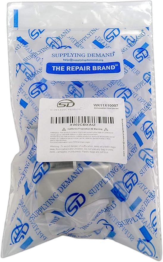 Supplying Demand WK11X10007 3031237 Dehumidifier Water Bucket Float Device Replacement Grey - Image 5