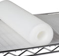 Pantry Shelf Liners for Wire Shelving - 15.5 Inch Wide Clear Thick Waterproof Shelves Liner - Translucent Easy to Cut Drawer Mat for Metal Rack 15.5 in x 120" by PABUSIOR