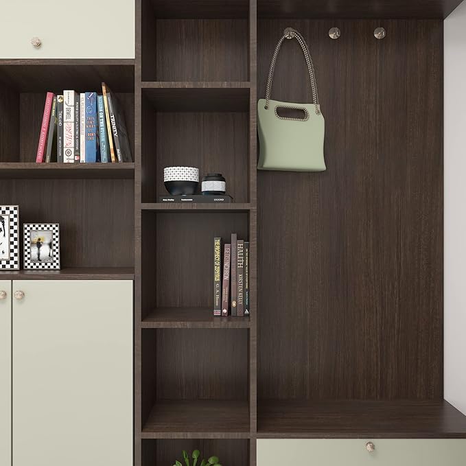 CRE8TIVE Dark Brown Wood Peel and Stick Wallpaper Textured Faux Wood Grain Contact Paper for Walls Cabinets Vinyl Self Adhesive Removable Brown Wallpaper for Bathroom Countertops Table Top 12"x354" - Image 5