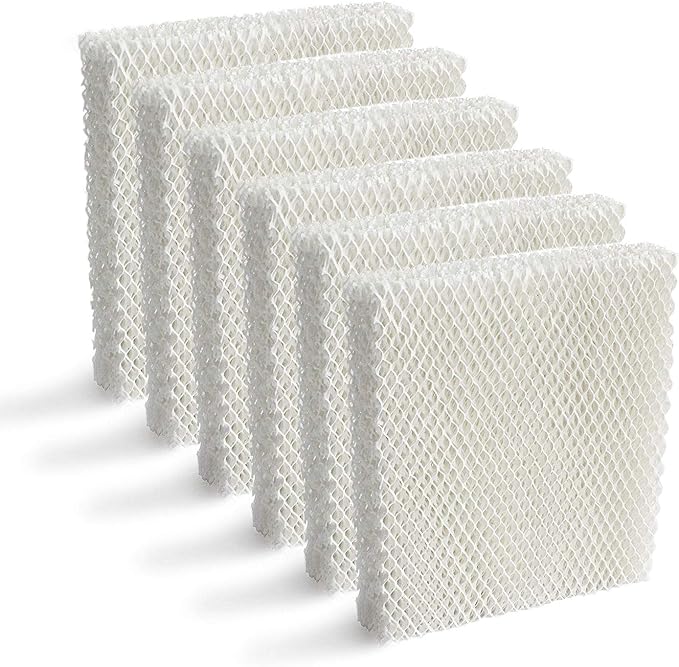 Lemige 6 Pack Humidifier Wicking HFT600 Filters T Compatible with Honeywell Tower Humidifier HEV615 HEV620, Compare to Part HFT600T HFT600PDQ by Lemige