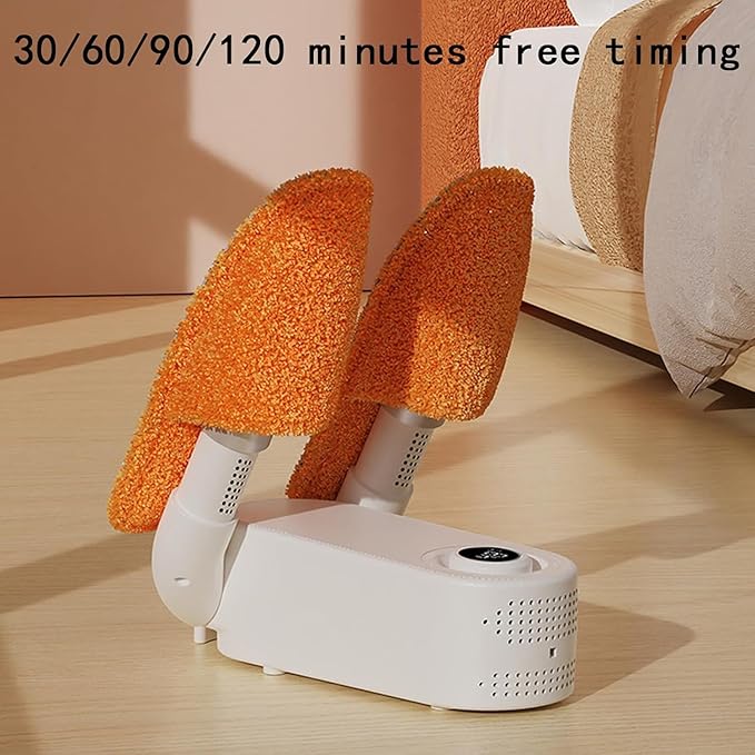 Deodorizing Shoe Dryer, Rapid Boot & Sneaker Dryer with Intelligent Timing, Auto-Off Timer, Foldable Design, Smart Panel, Low Noise, 360° Airflow for Work Boots, Shoes, and Slippers (Style 2) - Image 6