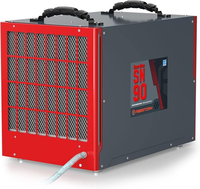 ABESTORM Crawl Space Dehumidifier, Energy Star 198 Pint Commercial Dehumidifier with Drain Hose for Basement, Crawlspace, Whole House, Portable, Auto Defrosting, Memory Retarting by AbestormSolutionsINC