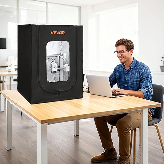 VEVOR 3D Printer Enclosure, Dustproof Waterproof Oxford Cloth 3D Printer Tent, Constant Temperature Protective Case with LED Lighting, Compatible with Creality/ELEGOO/Anycubic Multiple Popular Models - Image 8