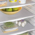 9 Pack Washable Waterproof Fridge Liners and Drawer Mats, Refrigerator Shelving Pads in White by AKINLY