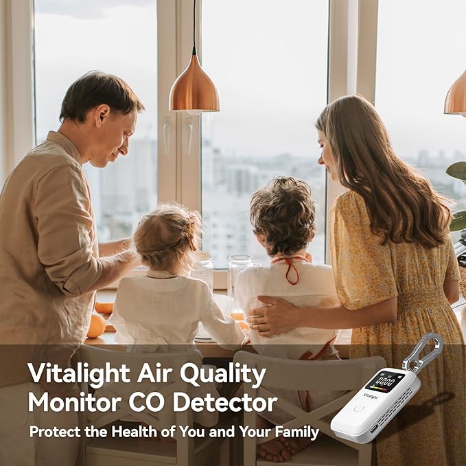 Carbon Monoxide Detector,Mini CO Detector for Travel, Air Quality Monitor,Stylish and Lightweight CO Monitor for Home Indoor/Outdoor - Image 6