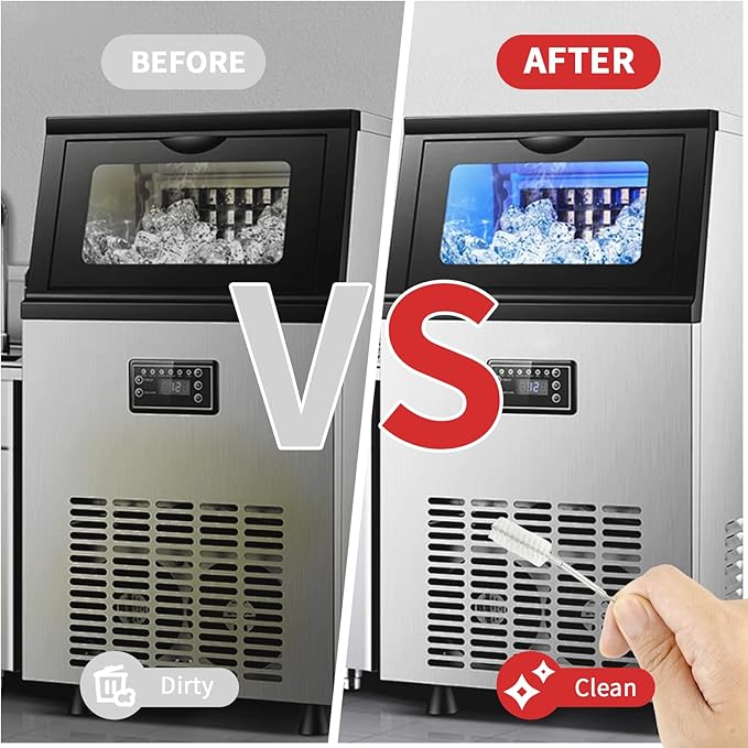 16 Pcs Ice Maker Machine Cleaning Brush Set Tools for Housekeeping, Humidifier Cleaning Brush, 2 Pcs 55 in Pipe Brushes Nylon Bristles with 12 Professional Crevice Clean Brushes for Household - Image 3