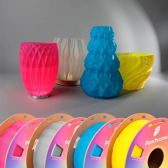 Polymaker Panchroma Gradient Translucent Rainbow PLA Filament 1.75mm, 3D Printing PLA Filament 1kg Spool (2.2lbs) - Panchroma High Translucency Multicolor 1.75mm 3D Printer PLA Filament - Image 4
