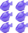 Funmit Humidifier Cleaning Fish, 6 Pack Humidifier Cleaner for Humidifiers and Fish Tanks, Purifies Water, Prevents Hard Water Build-Up, Reduces Scale, Purple by Funmit