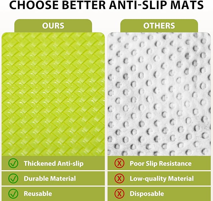 Shelf Liners for Cabinets-Drawer Liner Cabinet Liners for Shelves Kitchen,Non-Adhesive,Non-Slip,Green,12 x 60 inch - Image 6