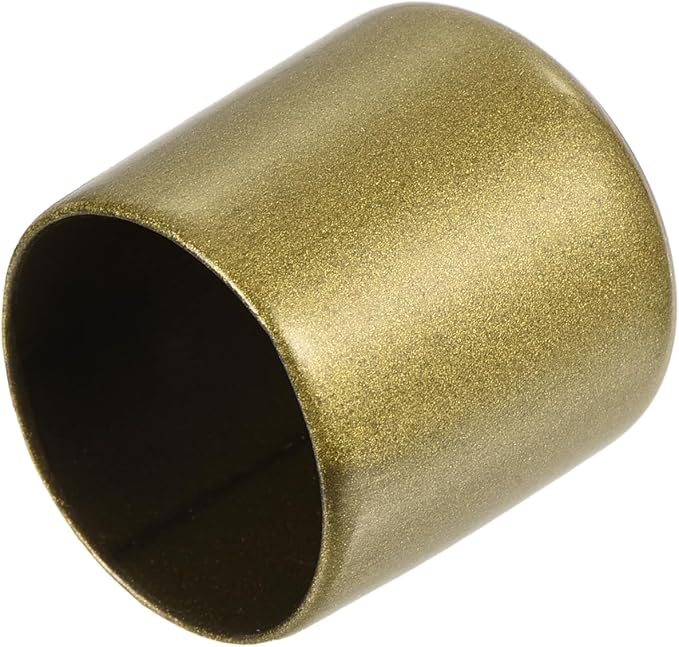 uxcell 20pcs Rubber End Caps 27mm ID Vinyl Round Tube Bolt Cap Cover Thread Protectors Gold by uxcell