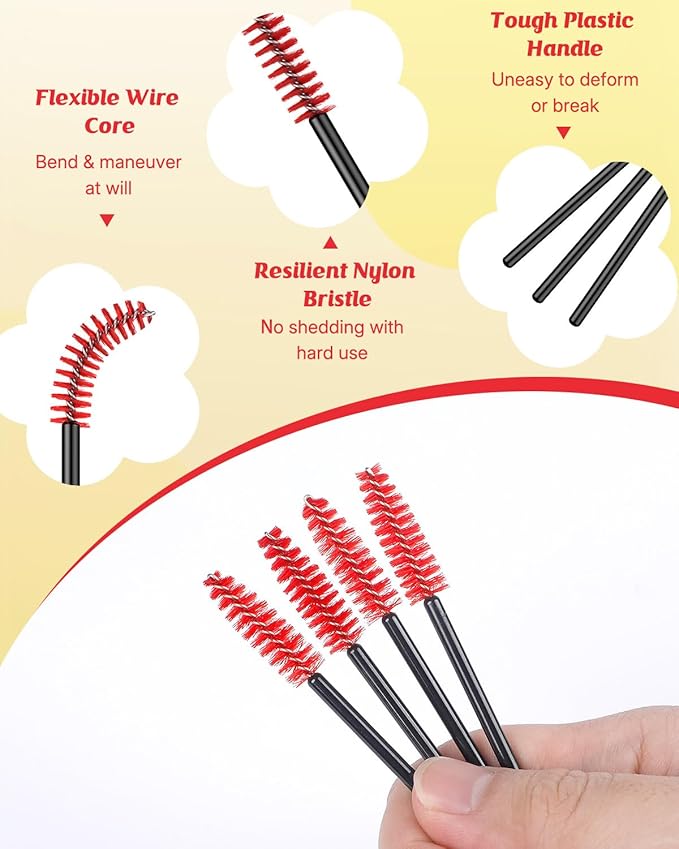 Pawfly 18 Pcs Hummingbird Feeder Cleaning Brushes, Mini Nylon Hummingbird Feeder Brushes for Cleaning, Tiny Brushes for Cleaning Small Parts, Small Cleaner Brushes, Hummingbird Feeder Parts, 3 Colors - Image 3