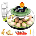 18 Egg Incubators for Hatching Eggs, Egg Incubator with Temperature Control, Humidity Display, Auto Egg Turner, Egg Candler, 2 Size Egg Trays, Digital Incubator for Chicken, Duck, Quail Eggs by APODESS