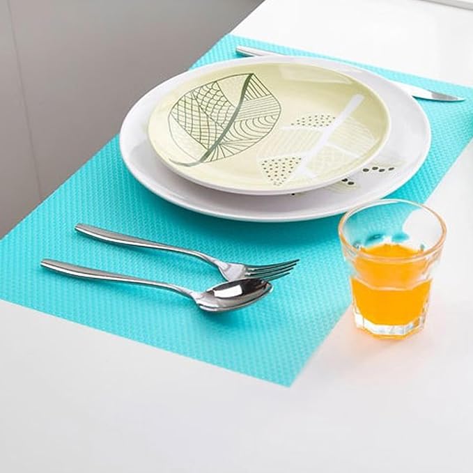 12PCS Refrigerator Shelf Liners 18x12'' Anti-Slip Refrigerator Liners with Dot Surface Customizable Moisture-Proof Mats for Shelves & Drawers - Image 2