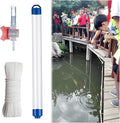 Lake Water Sample Collector 250 500 1000ml, PVC Water Sampling Device with 32.8ft Rope & 1 Throttle Valve, Deepwater Sampler Environmental Monitoring(565mm/22.2 in(500ml)) by Unknown
