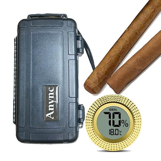 Cigar Digital Hygrometer - High Precision Adjustable Digital LCD-Monitor Hygrometer Thermometer for Cigar Humidor | Box | Cabinet | Jars | Guitar (Digital) - Image 7