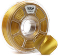 R3D PLA Filament 1.75mm, 0-370 mm/s High Speed PLA Printing, Dimensional Accuracy +/- 0.02mm, 1KG (2.2lbs) Clear Plastic Spool 3D Printer Filament (Silk Gold) by R3D