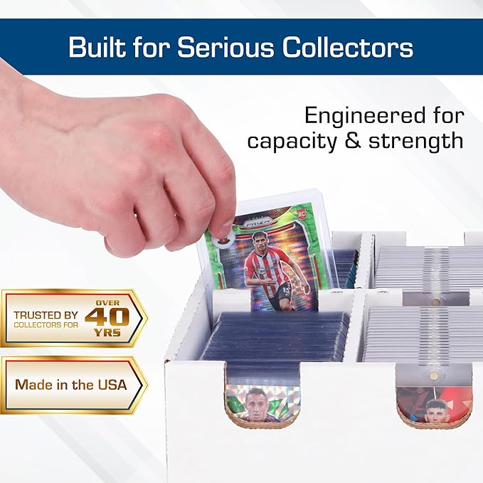 BCW 6-Cell Cargo Card Storage Box 3x2-2 Pack | Holds 2100 Cards | Fits Toploaders, Magnetics, and More - Image 2