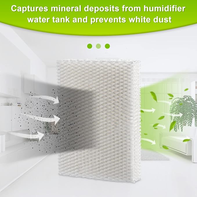 Pokin MD1-0034 Humidifier Filters Wick,Compatible with Vornado Humidifier Replacement Filter Model:Ev100,Ev200, Evap2,Evdc300,Evap40 Evdc500,Evaporative Humidifiers -(4 Pack) - Image 2