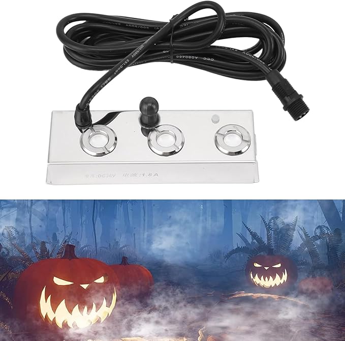 Mist Maker Fogger, 3 Ultrasonic Mist Maker, Stainless Steel Fog Machine Ultrasonic Pond Fogger for Water Fountain Pond Atomizer Humidifier, Halloween - Image 7