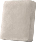 H.VERSAILTEX Velvet Stretch Couch Cushion Cover Plush Cushion Slipcover for Chair Cushion Furniture Protector Seat Cushion Sofa Cover (1 Piece Armchair Cushion Covers, French Oak) by HVERSAILTEX