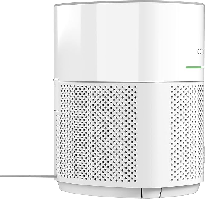 GermGuardian Airsafe+ HEPA Air Purifier for Home, Large Rooms Up To 1043 Sq. Ft. with HEPA Air Filter, UV-C Light & Air Quality Sensor, AC3000W, White - Image 8