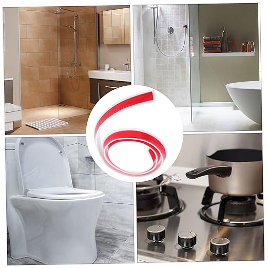 3pcs Water Retaining Strip Self-Adhesive Bathroom Kitchen Barrier Seal for Countertops Shower Areas Easy Installation Material - Image 6