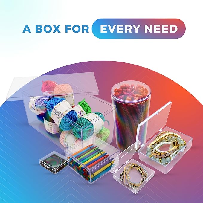 1 Clear Acrylic Box with Lid, 12.5"L x 8.5"W x 8.5"H, Made in USA, Clear Display Case for Sports Memorabilia, Diorama Box or Plastic Box for Collectibles - Image 8