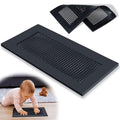Orzbow Baby Proofing Soft Silicone Vent Cover for Home Wall/Ceiling/Floor Register,Child Proof Floor Air Vent Deflector Cover,Catches Debris Hair & Prevents Creepy Crawlies,Easy Install, Black by Orzbow-MakeParentingEasier
