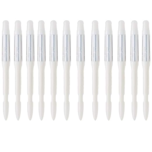 IPPINKA Sustee Aquameter, White, Small, Bundle of 12, Soil Moisture Meter for Potted Plants - Plant Water Sensor (Refillable Style) by IPPINKA