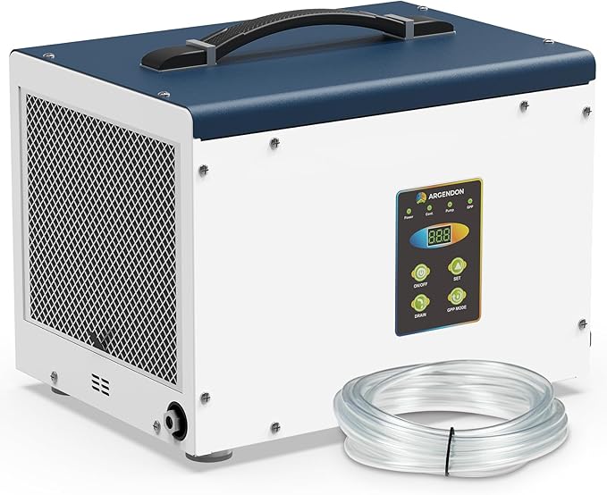 ARGENDON Crawlspace Dehumidifier with Pump, 70 Pint Commercial Dehumidifier for Basement with Drain Hose, Auto Defrost, Memory Starting, Compact, GLGR, Up to 1000 Sq Ft, 5 Years Limited Warranty - Image 8