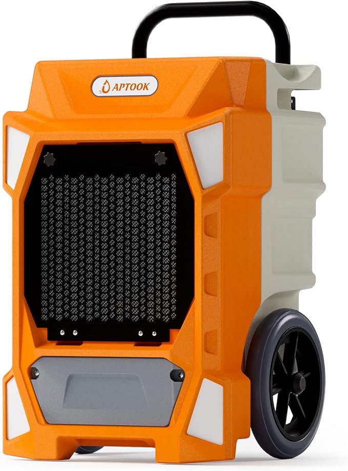 190 PDD Commercial Dehumidifier with Pump Drain Hose, LGR Capacity Industrial Dehumidifier up to 7500 Sq. Ft for Water Damage Restoration, Flood Repair, Crawlspace Basement by APTOOK