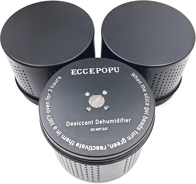 Gun Safe Dehumidifier 200g - Silica Gel Desiccant Canister, Moisture Absorber for Gun Cabinets & Safes, Protect 80 Cubic Feet, Black, Aluminum Shell - Image 7