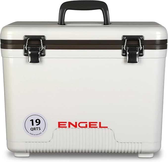 Engel 19qt Leak-Proof, Air Tight, Drybox Cooler and Small Hard Shell Lunchbox for Men and Women by ENGEL