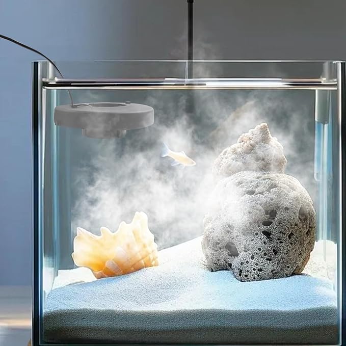 Ultrasonic Mist Maker 3 Head Ultrasonic Fogger Mist Maker Air-cooled Fog Machine Water Pond Air Humidifier W/Transformer for Greenhouse Humidity Generation - Image 6