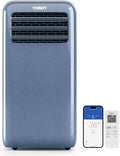 TOSOT 11,500 BTU (8,000 BTU SACC) Portable Air Conditioner WiFi Control, 3-in-1 Portable AC, Dehumidifier, Fan for Large Rooms Up to 400 sq ft, Easy Installation, AOMI Series, Steel Blue by TOSOT