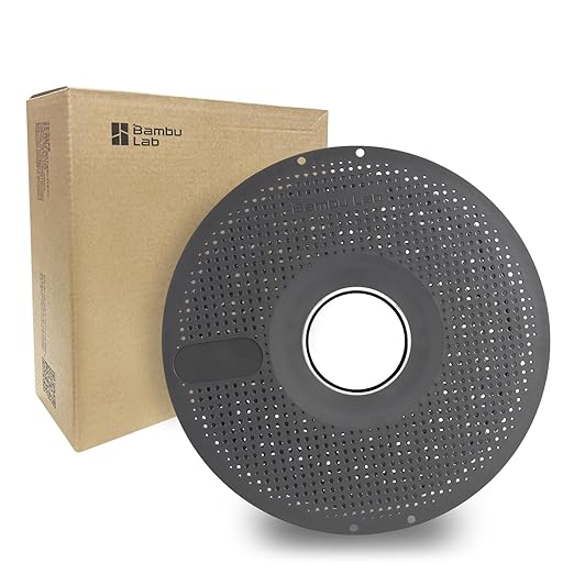 Original Bamboo High Temperature Reusable Spool-Compatible with Bamboo Lab AMS, 3D Printer Tray Dry Box, ABS+PC Material Temperature Resistant≤90,Reusable Reel for PLA,PETG,TPU,ABS Filament by Unknown