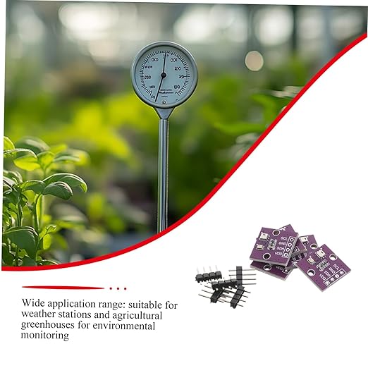GANAZONO 5pcs Compact Digital and Humidity Sensor Module Atmospheric Pressure for Home and Mobile Device Integration High Precision Measurement for Indoor Environmental Monitoring - Image 7