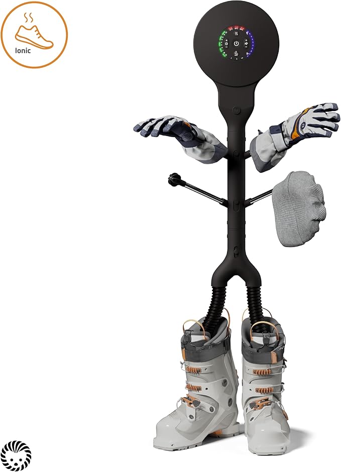 Hedgehog Buddy Heavy Duty Ski Boot Dryer Rapid 3-Pair Glove, Boxing Shoe Dryer and Deodorizer Wall-Mounted, Adjustable Heat, Portable, Extra Long Spikes, Black - Image 9