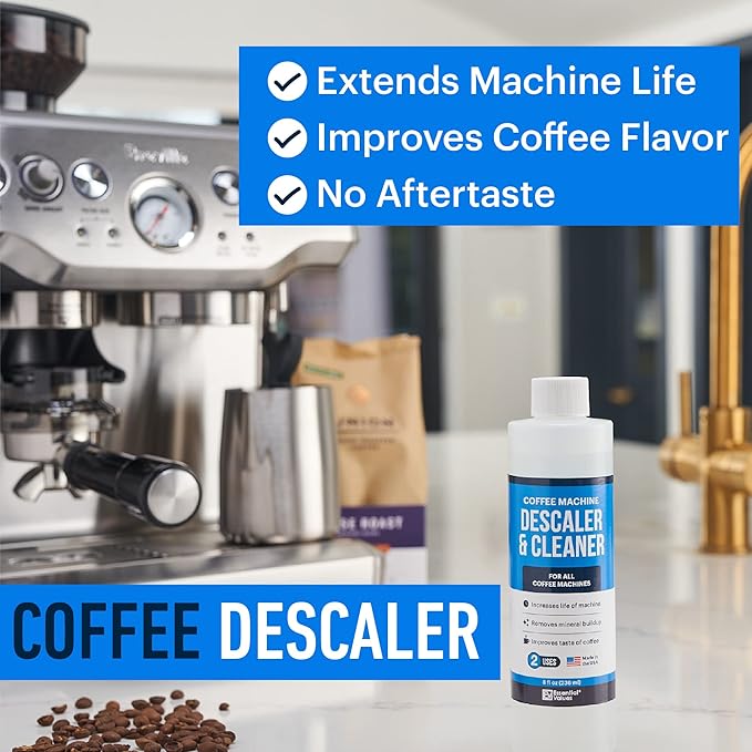 Descaling Solution (16 Uses) Coffee Machine Descaler Cleaner | Compatible with Breville Keurig Nespresso Delonghi & More | Liquid To Descale Automatic Coffee Makers & Espresso Machines - Image 2